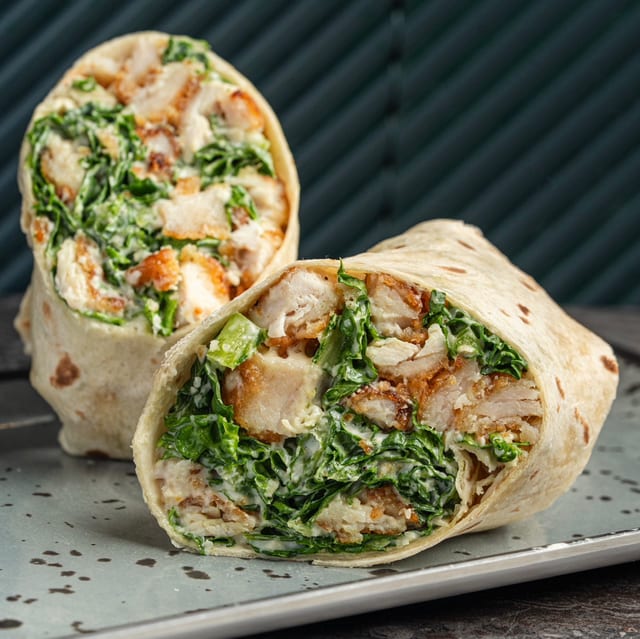 The Crispy Chicken Caesar Wrap.