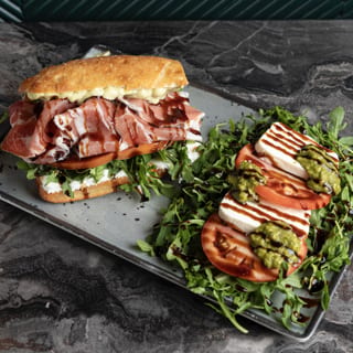 Half Sandwich & Half Caprese Salad